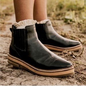 ROOLEE black leather Prince booties